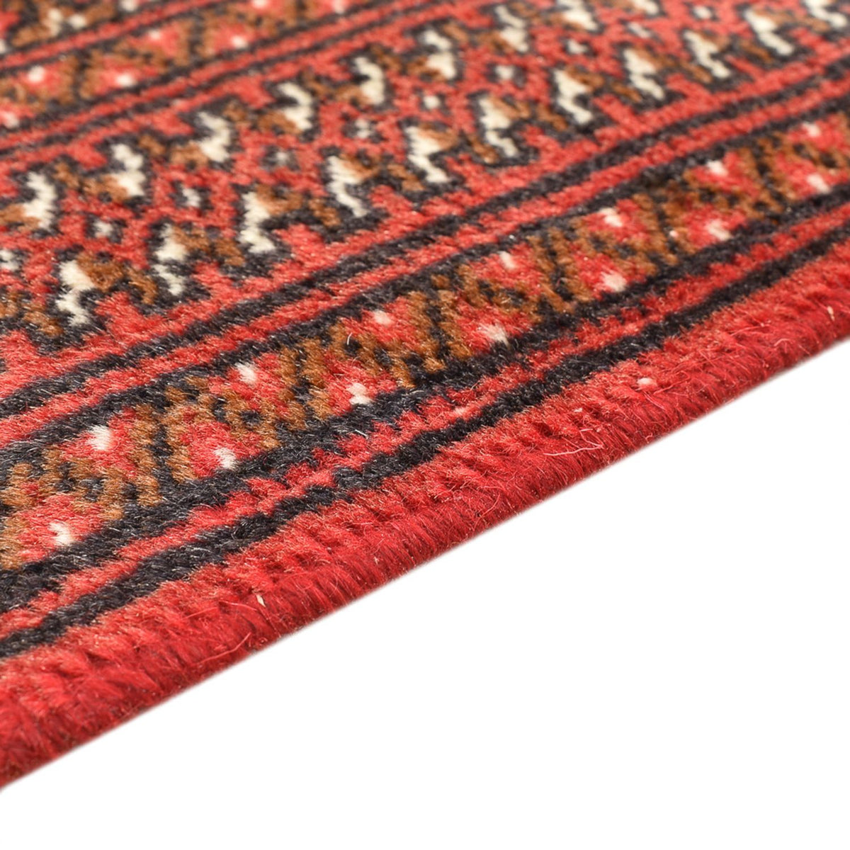 Runner Turkaman Rug - 197 x 60 cm - red
