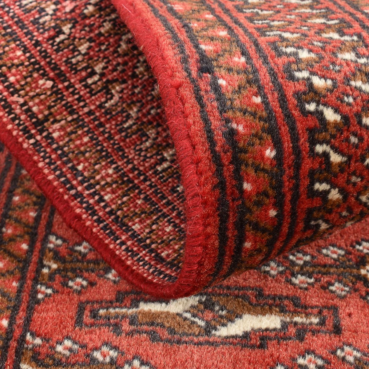 Runner Turkaman Rug - 197 x 60 cm - red