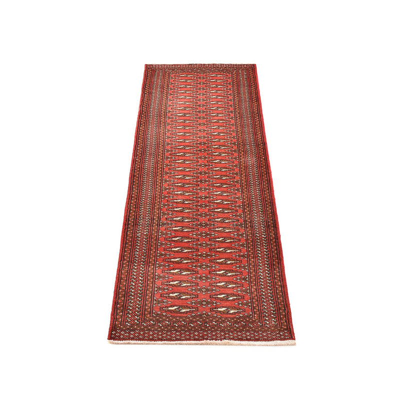 Runner Turkaman Rug - 197 x 60 cm - red