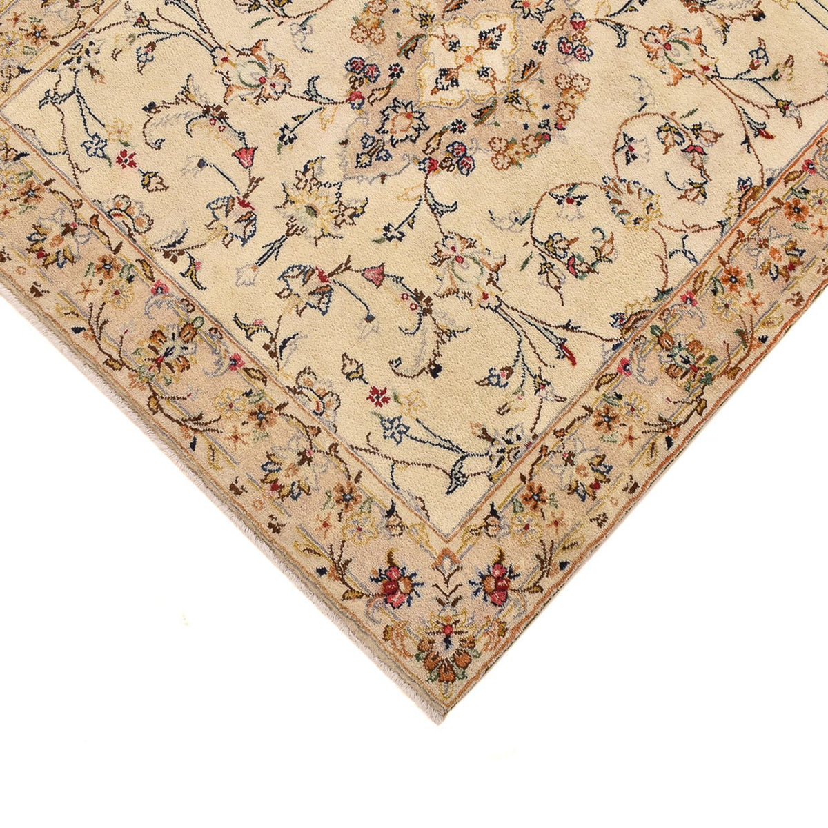 Runner Perser Rug - Keshan - 385 x 98 cm - beige