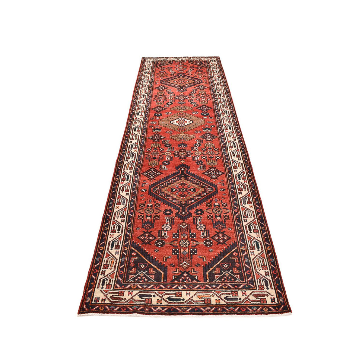 Runner Perser Rug - Nomadic - 388 x 108 cm - red