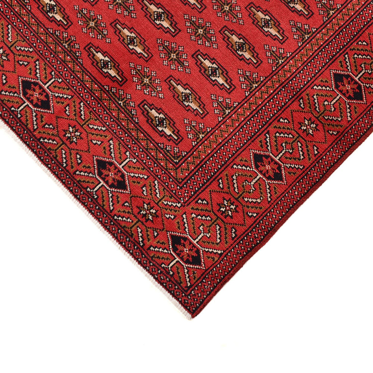 Runner Turkaman Rug - 273 x 98 cm - red