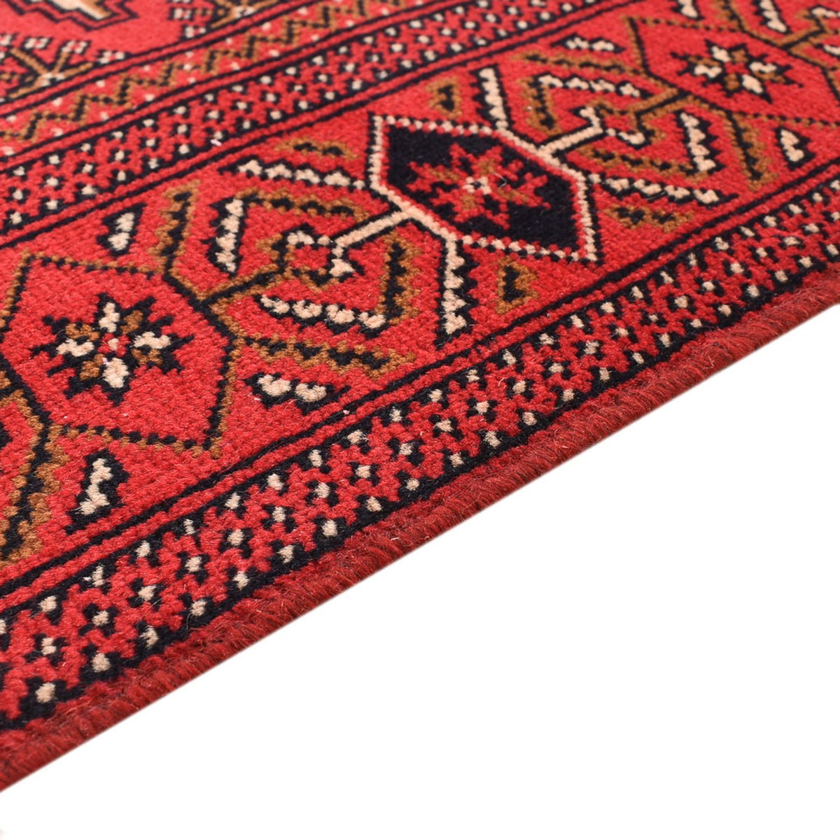Runner Turkaman Rug - 273 x 98 cm - red