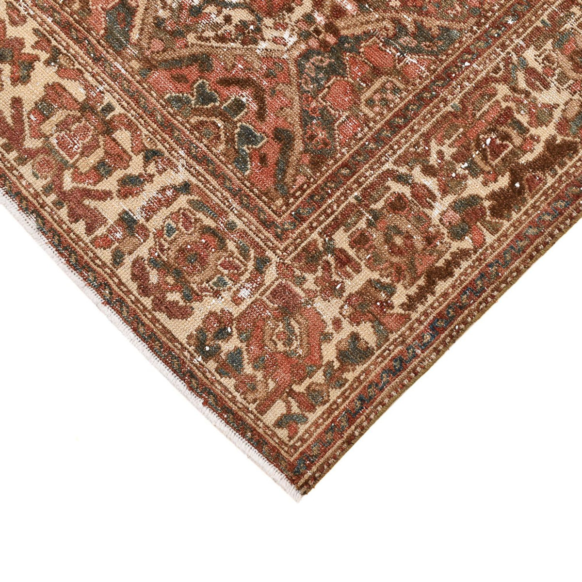 Vintage Rug - 198 x 150 cm - dark beige