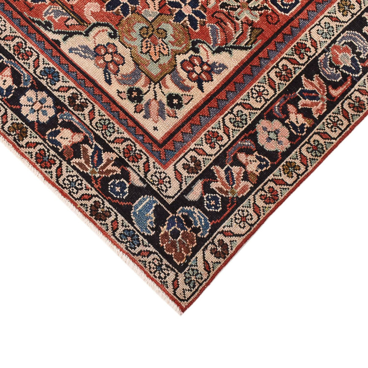 Vintage Rug - 242 x 157 cm - red