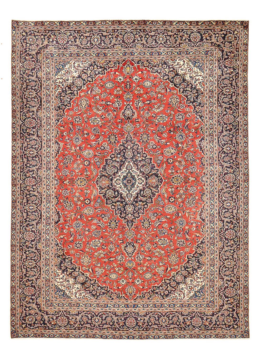 Perser Rug - Keshan - 387 x 285 cm - red