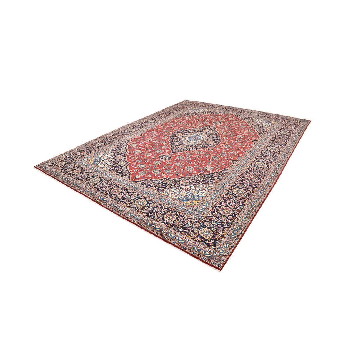 Perser Rug - Keshan - 405 x 305 cm - red