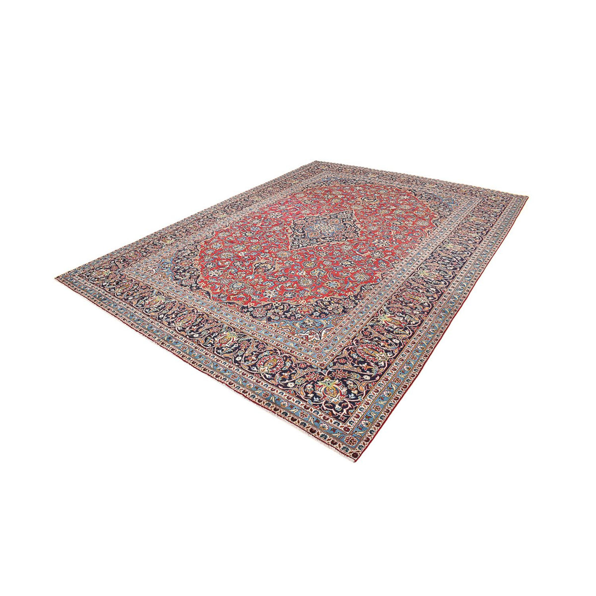 Perser Rug - Keshan - 403 x 287 cm - red