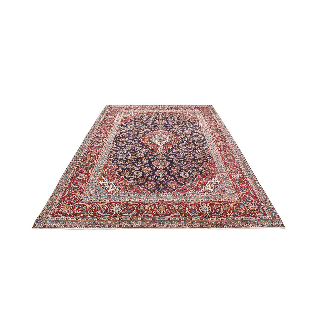 Perser Rug - Keshan - 340 x 255 cm - dark red