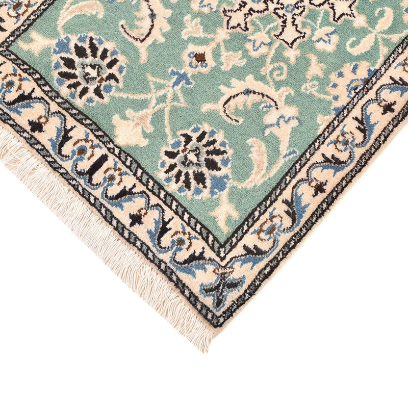 Perser Rug - Nain - 87 x 59 cm - light green