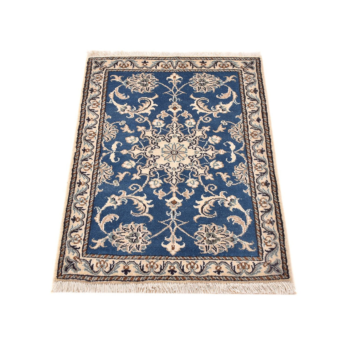 Perser Rug - Nain - 88 x 60 cm - blue