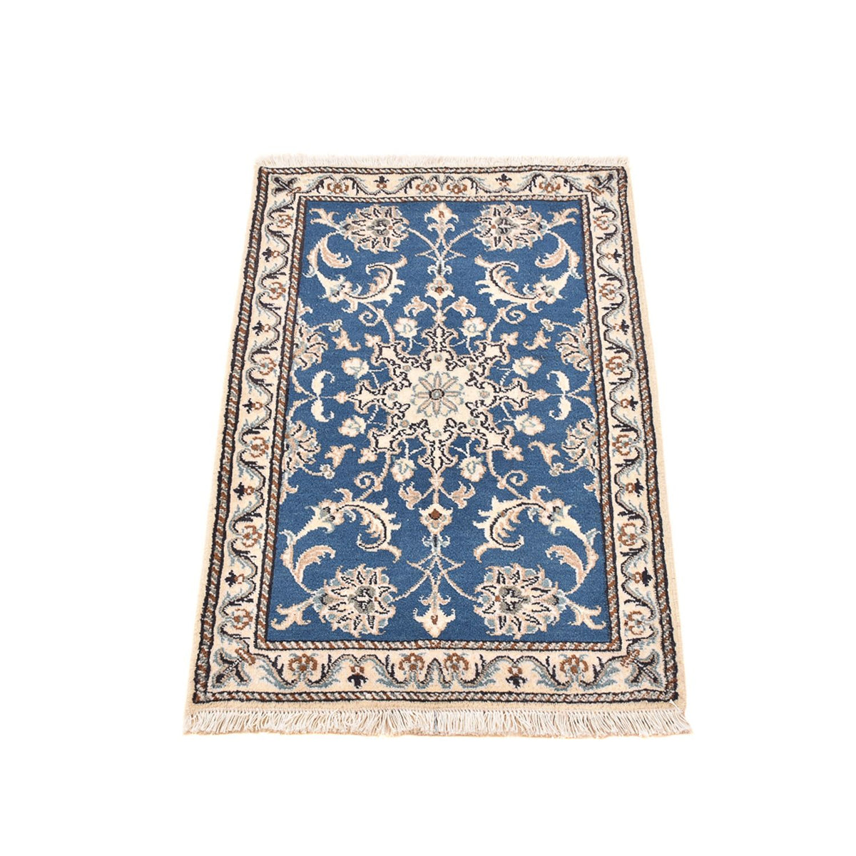 Perser Rug - Nain - 90 x 58 cm - blue