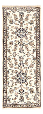 Runner Perser Rug - Nain - 208 x 79 cm - white