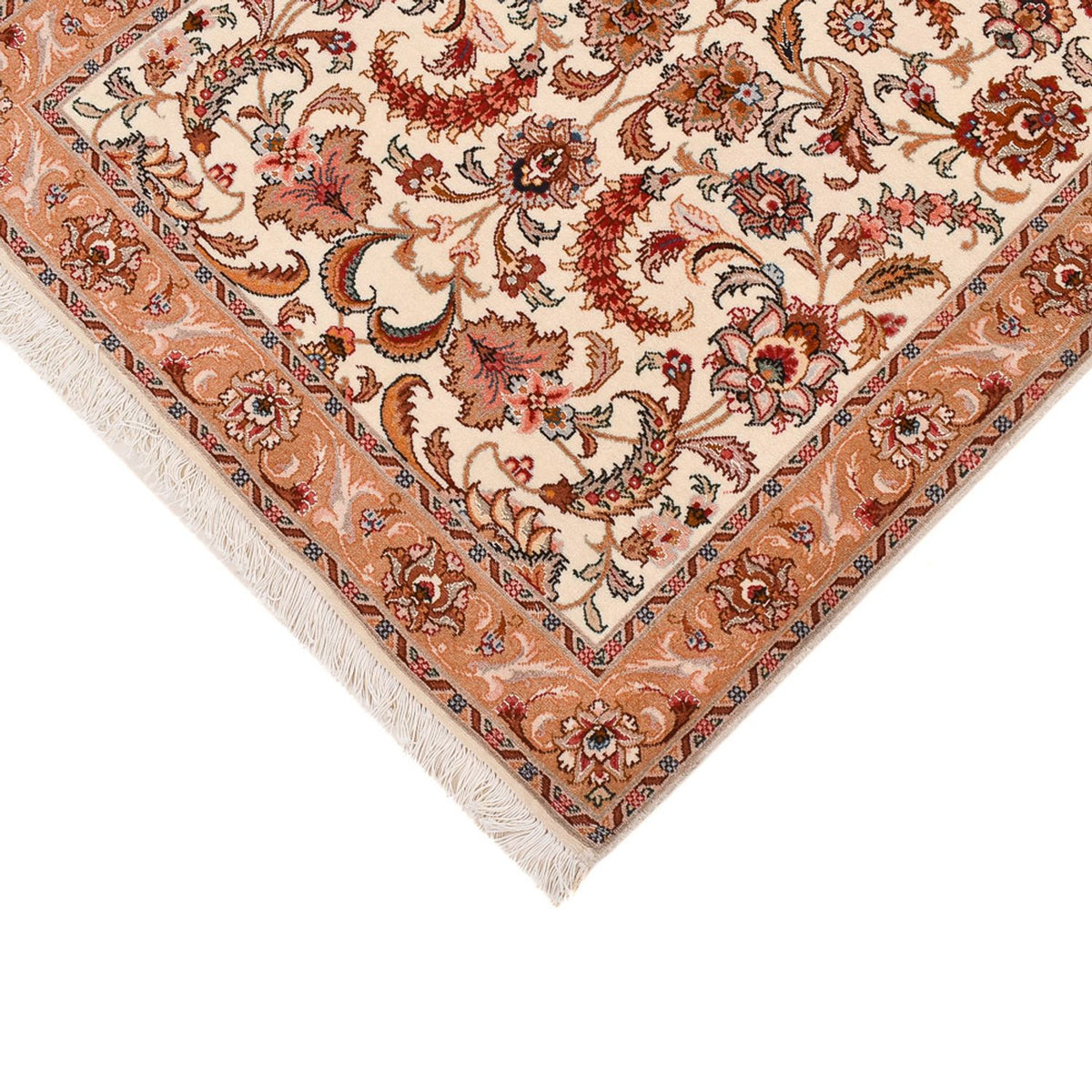 Runner Perser Rug - Tabriz - Premium - 314 x 79 cm - beige