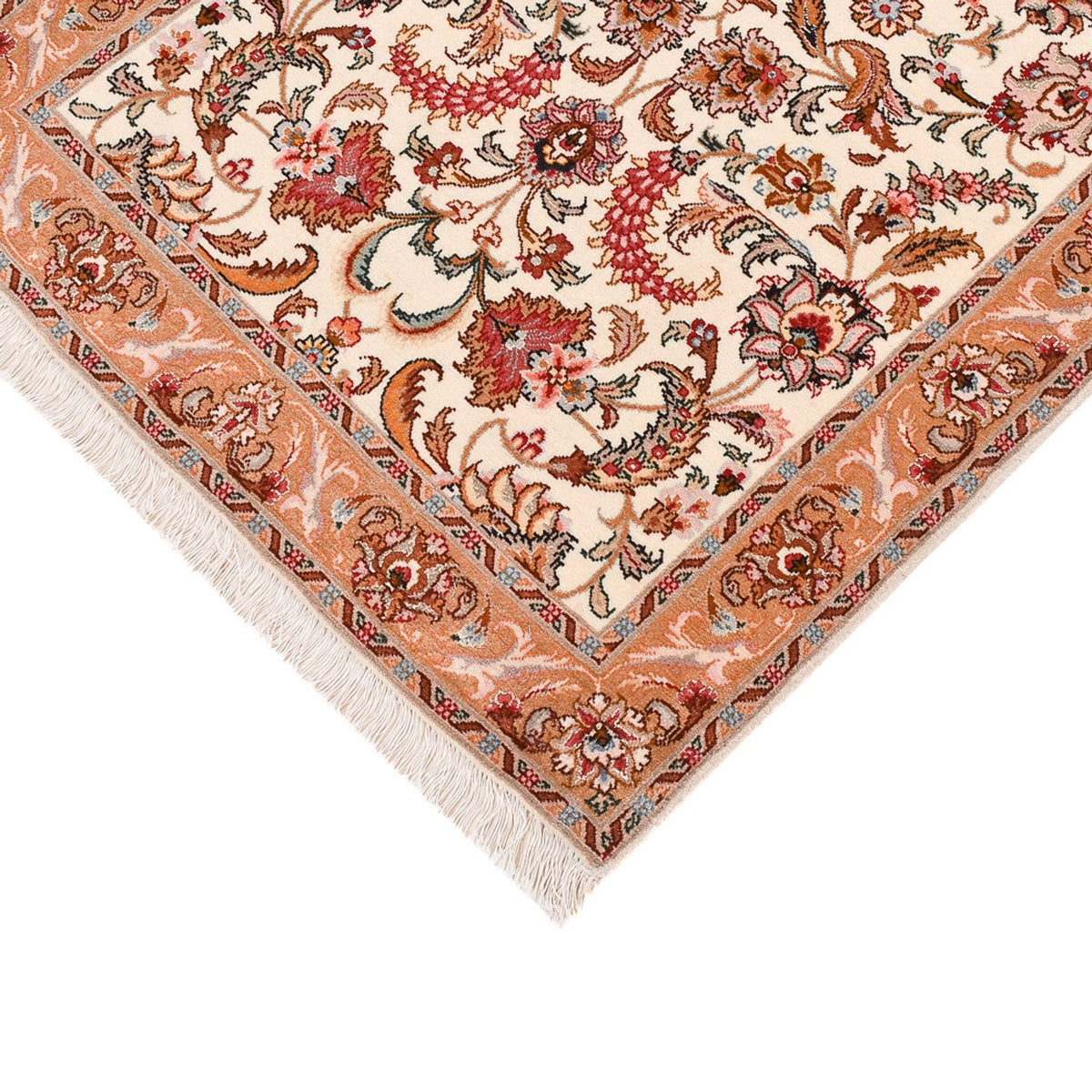 Runner Perser Rug - Tabriz - Premium - 315 x 80 cm - beige