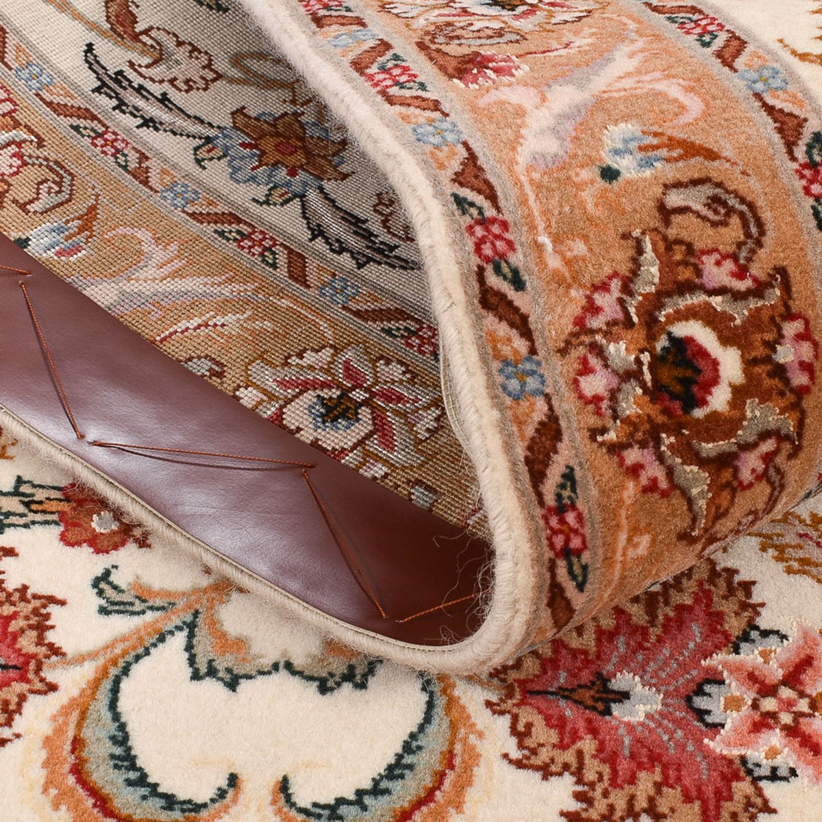 Runner Perser Rug - Tabriz - Premium - 315 x 80 cm - beige