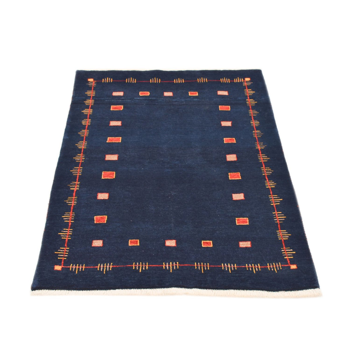 Gabbeh Rug - Loribaft Perser - 143 x 110 cm - dark blue