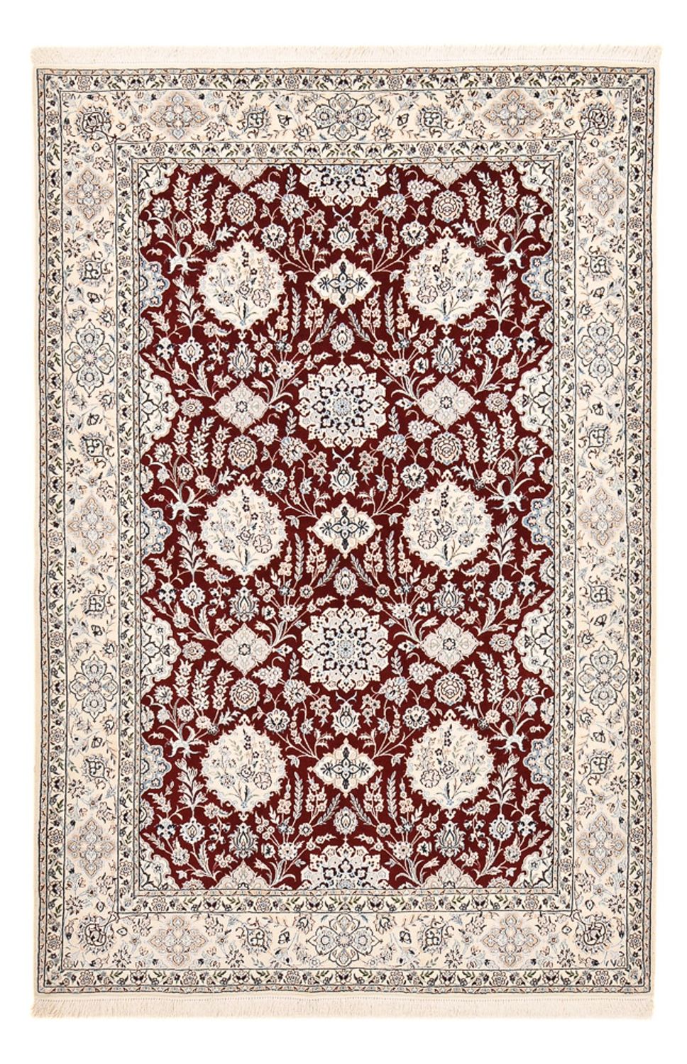 Perser Rug - Nain - Premium - 227 x 146 cm - red
