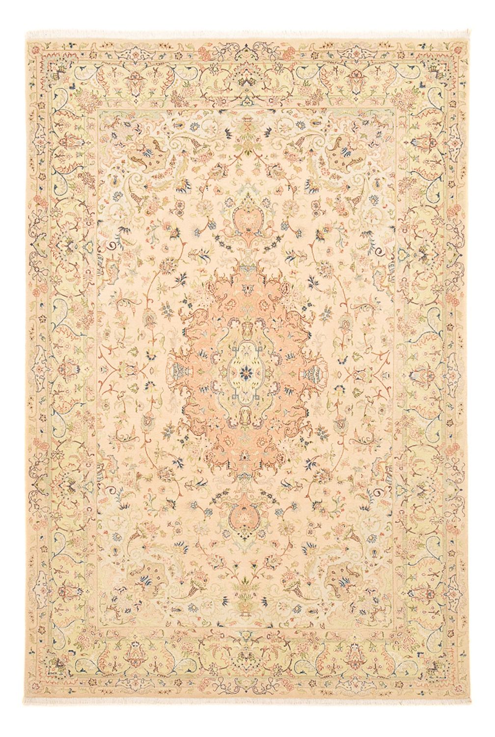 Perser Rug - Tabriz - Royal - 303 x 201 cm - light beige