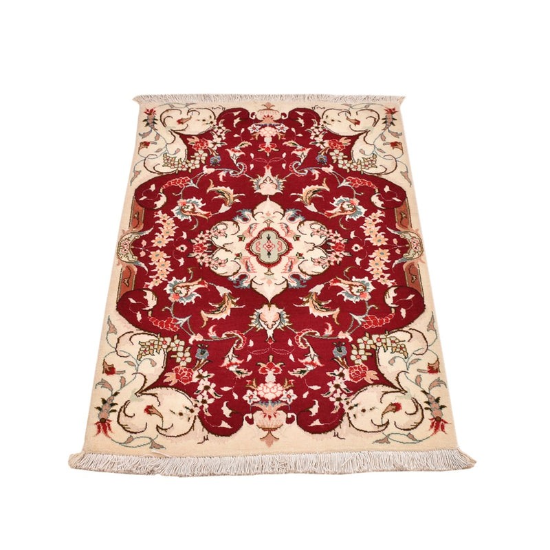 Tabriz - 50 Raj Rug 90x60cm - Persian Rugs