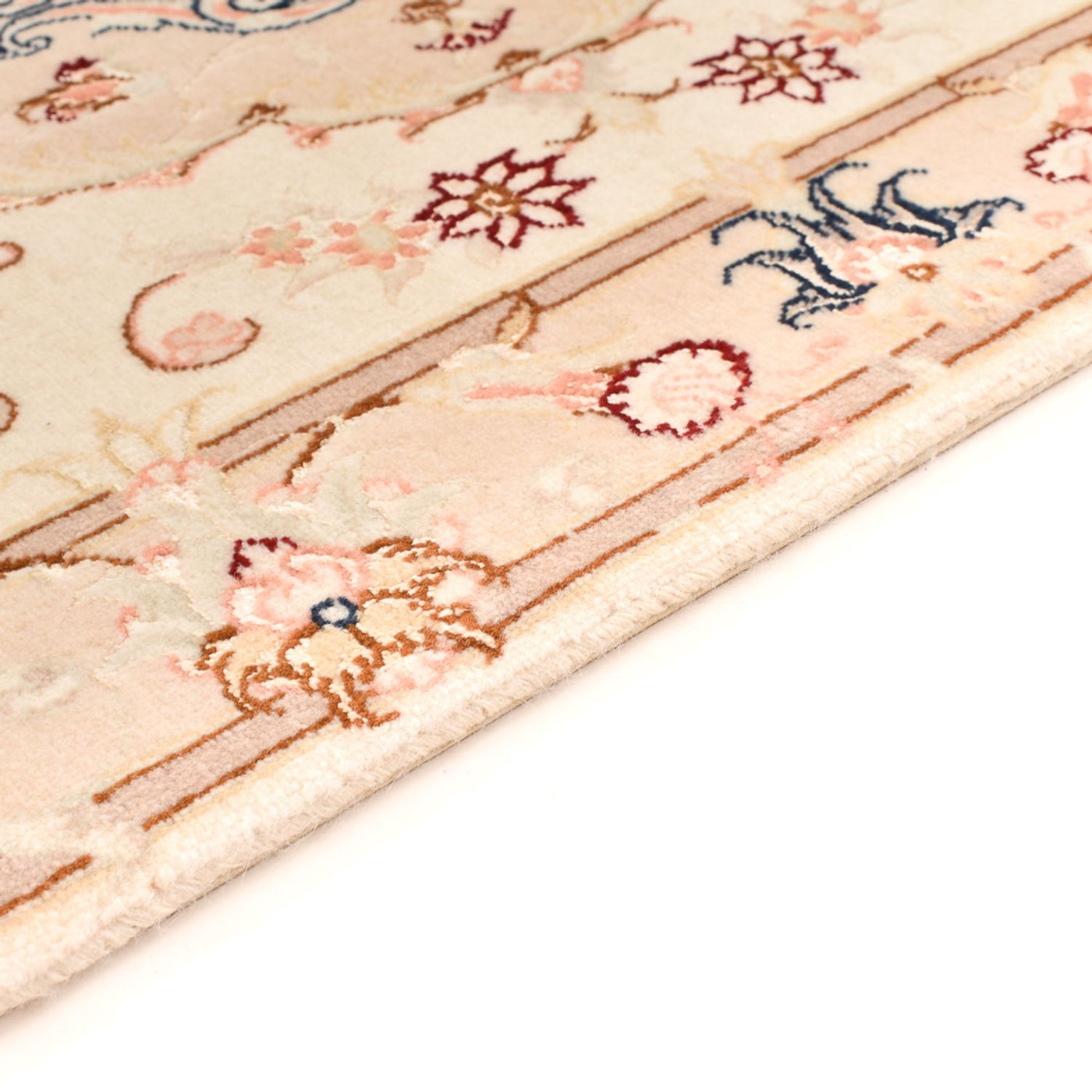 Tabriz - 50 Raj Rug 90x60cm - Persian Rugs