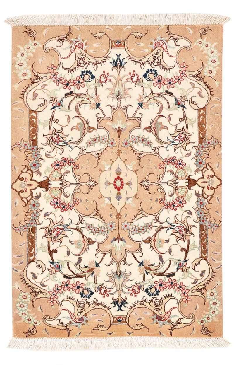 Tabriz - 50 Raj Rug 92x59cm - Persian Rugs