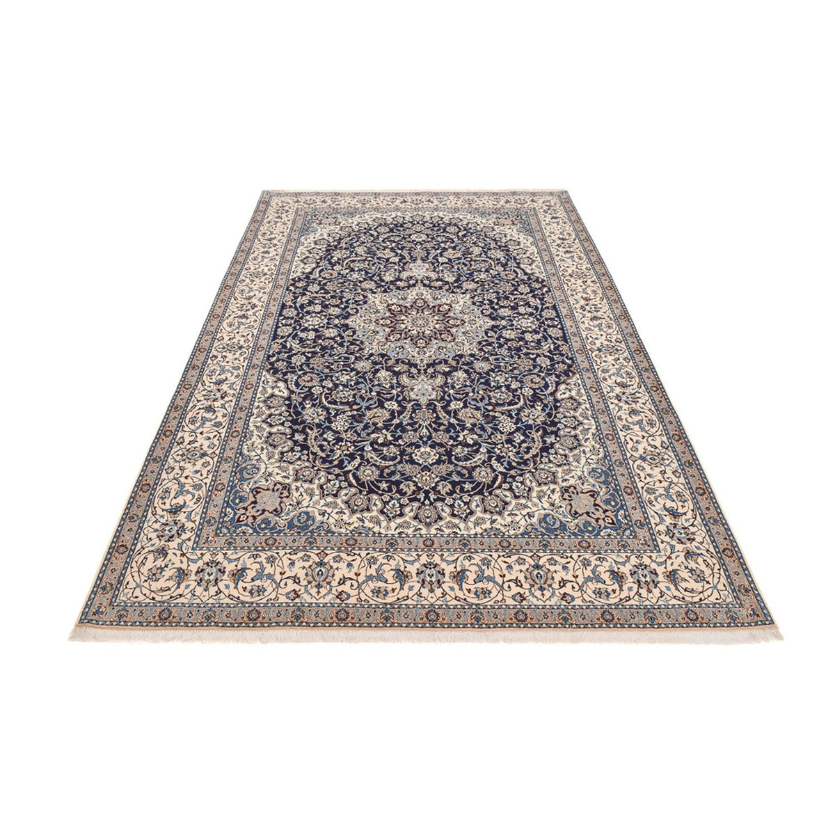 Perser Rug - Nain - Premium - 308 x 211 cm - dark blue