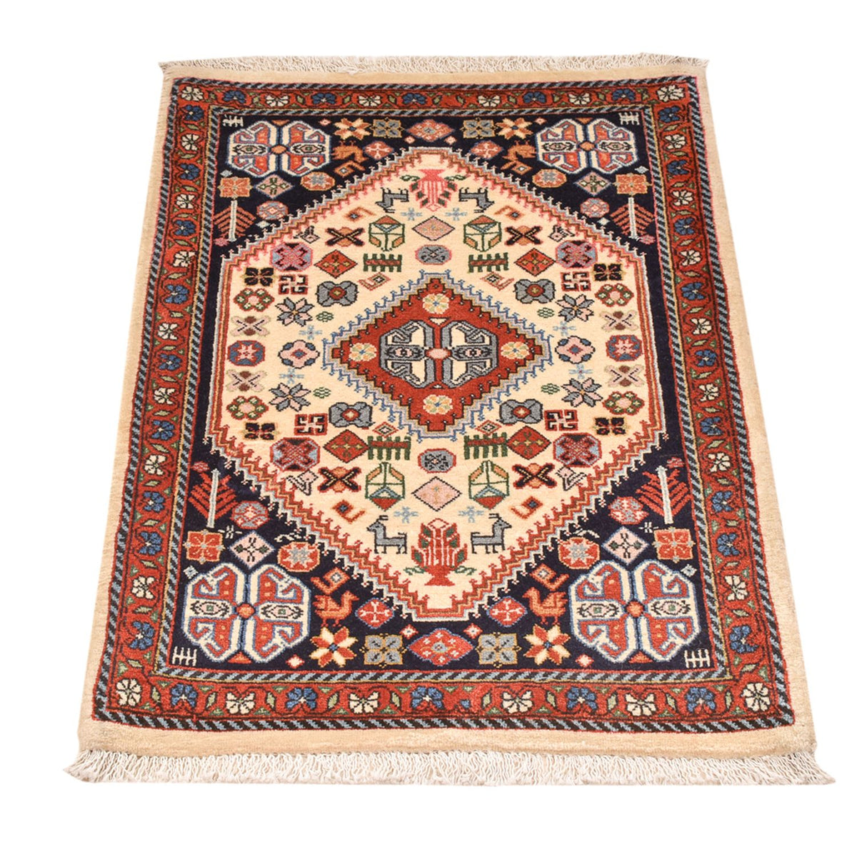 Gabbeh Rug - Kashkuli Perser - 90 x 60 cm - multicolored