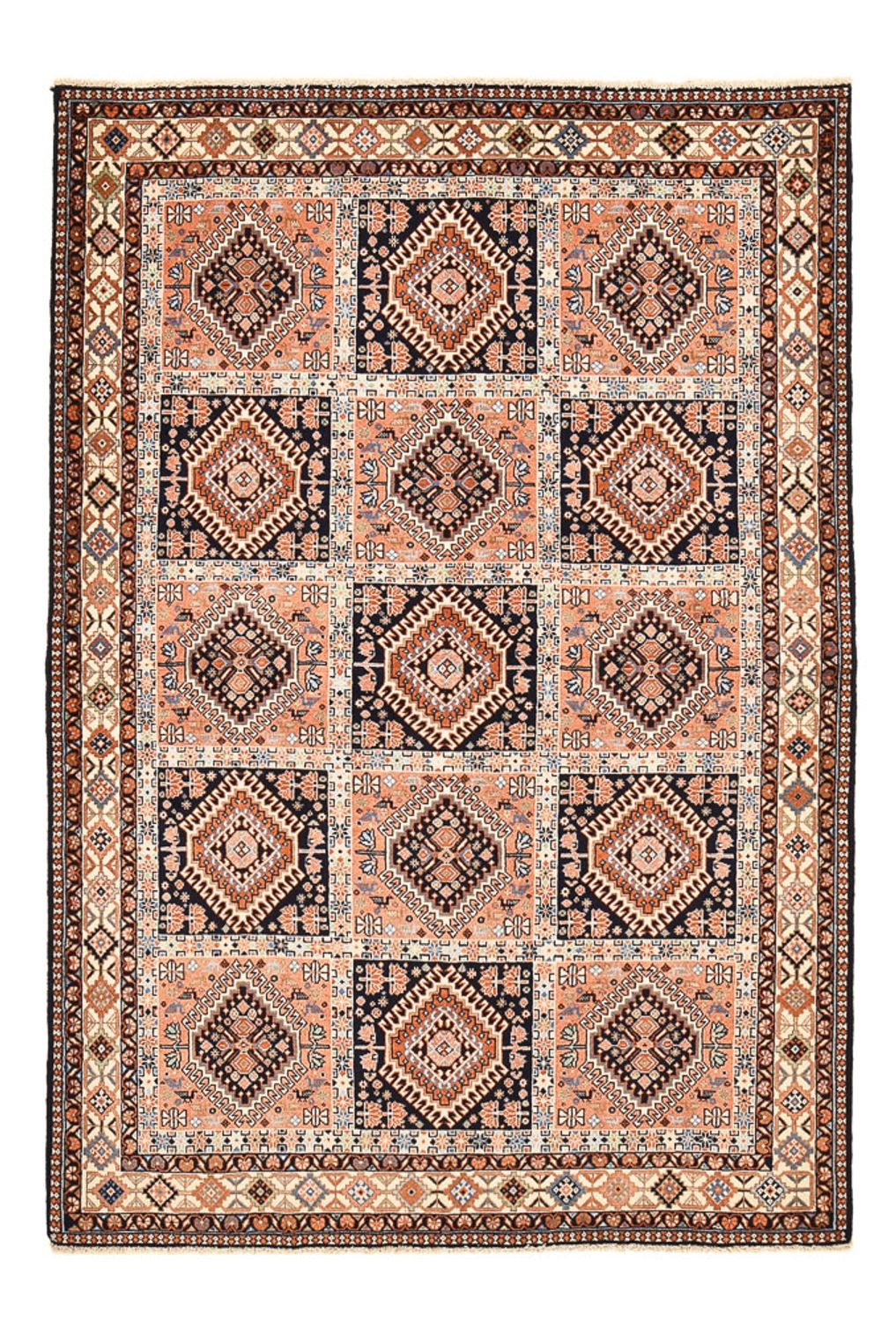 Perser Rug - Nomadic - 225 x 155 cm - light red