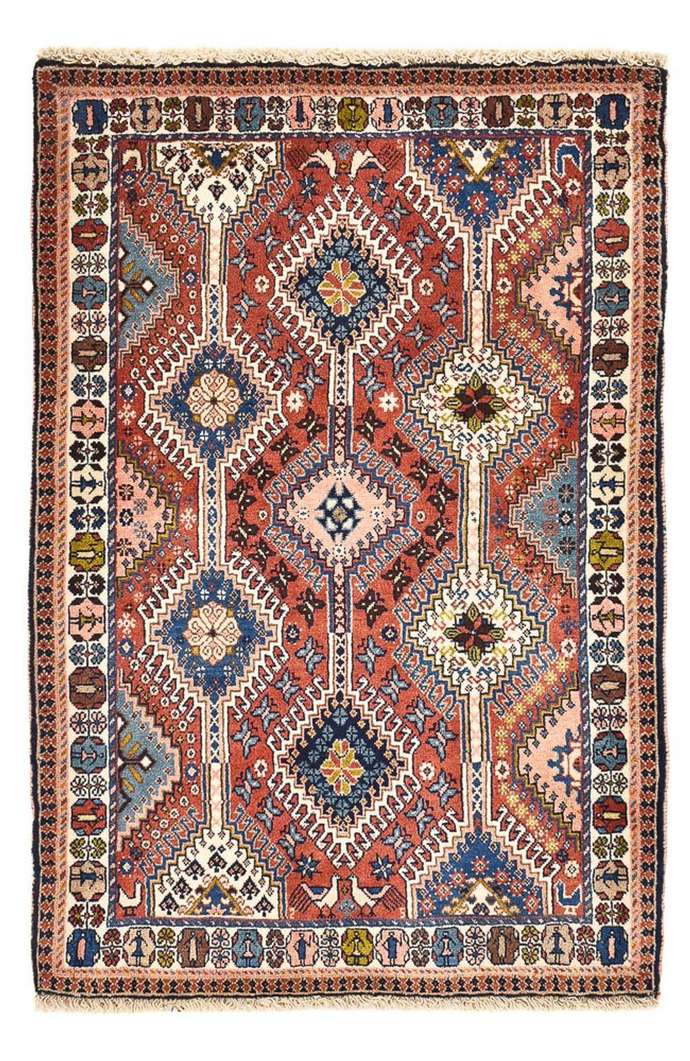 Perser Rug - Nomadic - 127 x 85 cm - multicolored