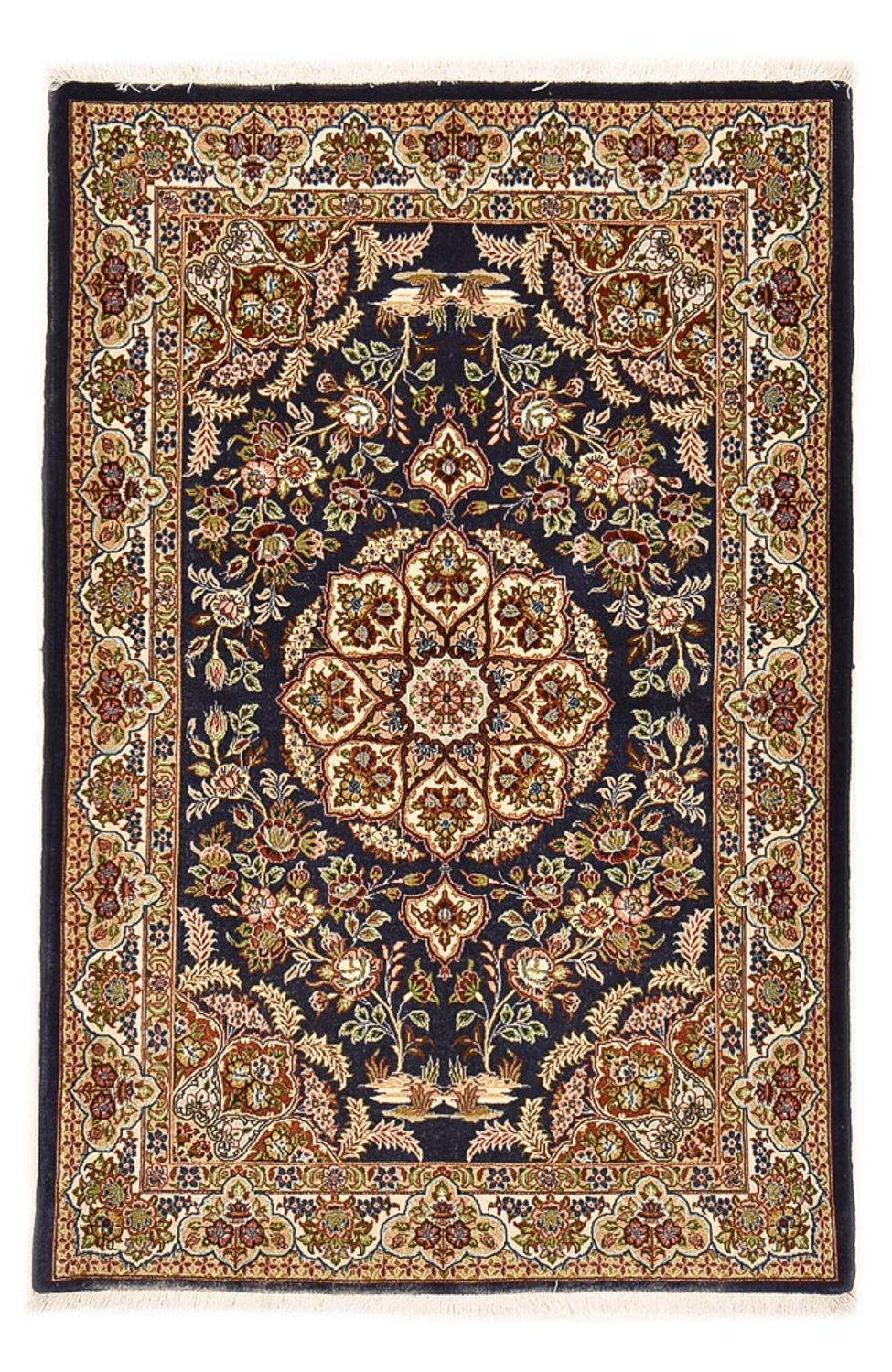 Perser Rug - Ghom - Royal - 154 x 102 cm - dark blue