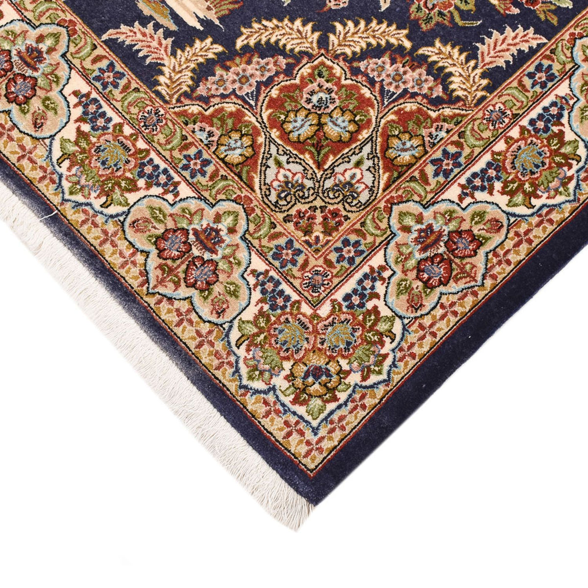 Perser Rug - Ghom - Royal - 154 x 102 cm - dark blue