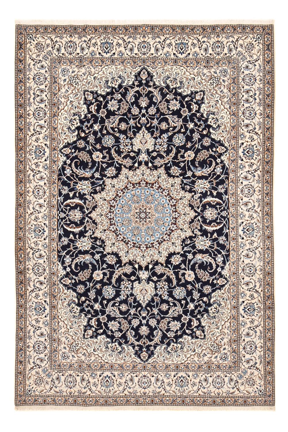 Perser Rug - Nain - Premium - 294 x 202 cm - dark blue