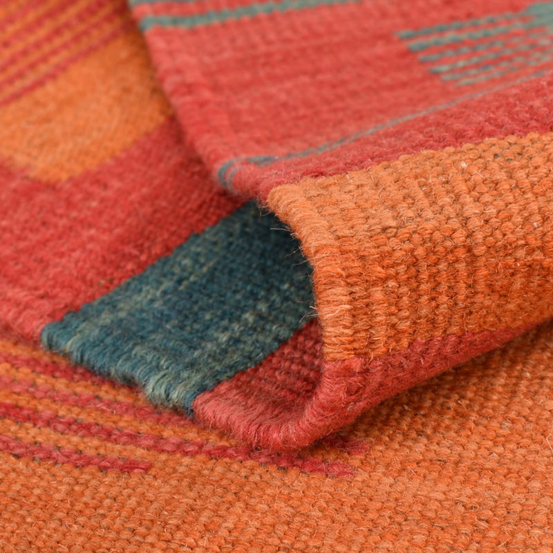 Kelim Rug - Trendy - 201 x 155 cm - multicolored