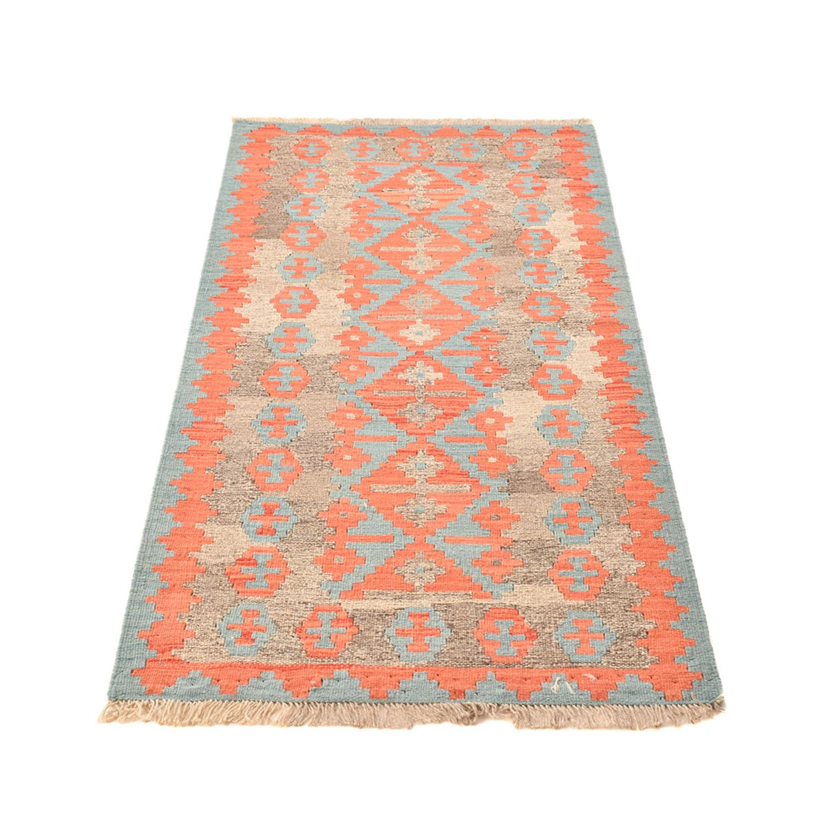 Runner Kelim Rug - Oriental - 196 x 84 cm - multicolored