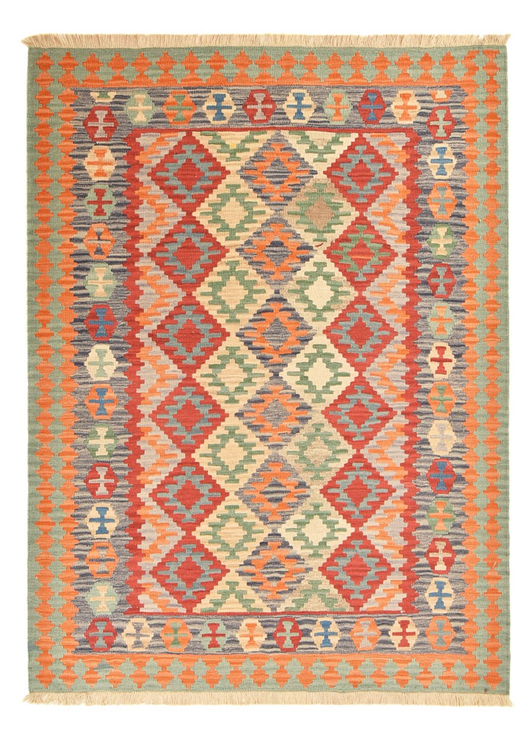 Kelim Rug - Oriental - 229 x 175 cm - multicolored