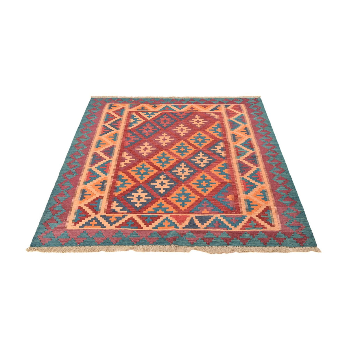 Kelim Rug - Oriental - 195 x 156 cm - multicolored
