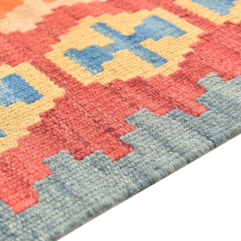 Runner Kelim Rug - Oriental - 201 x 58 cm - multicolored