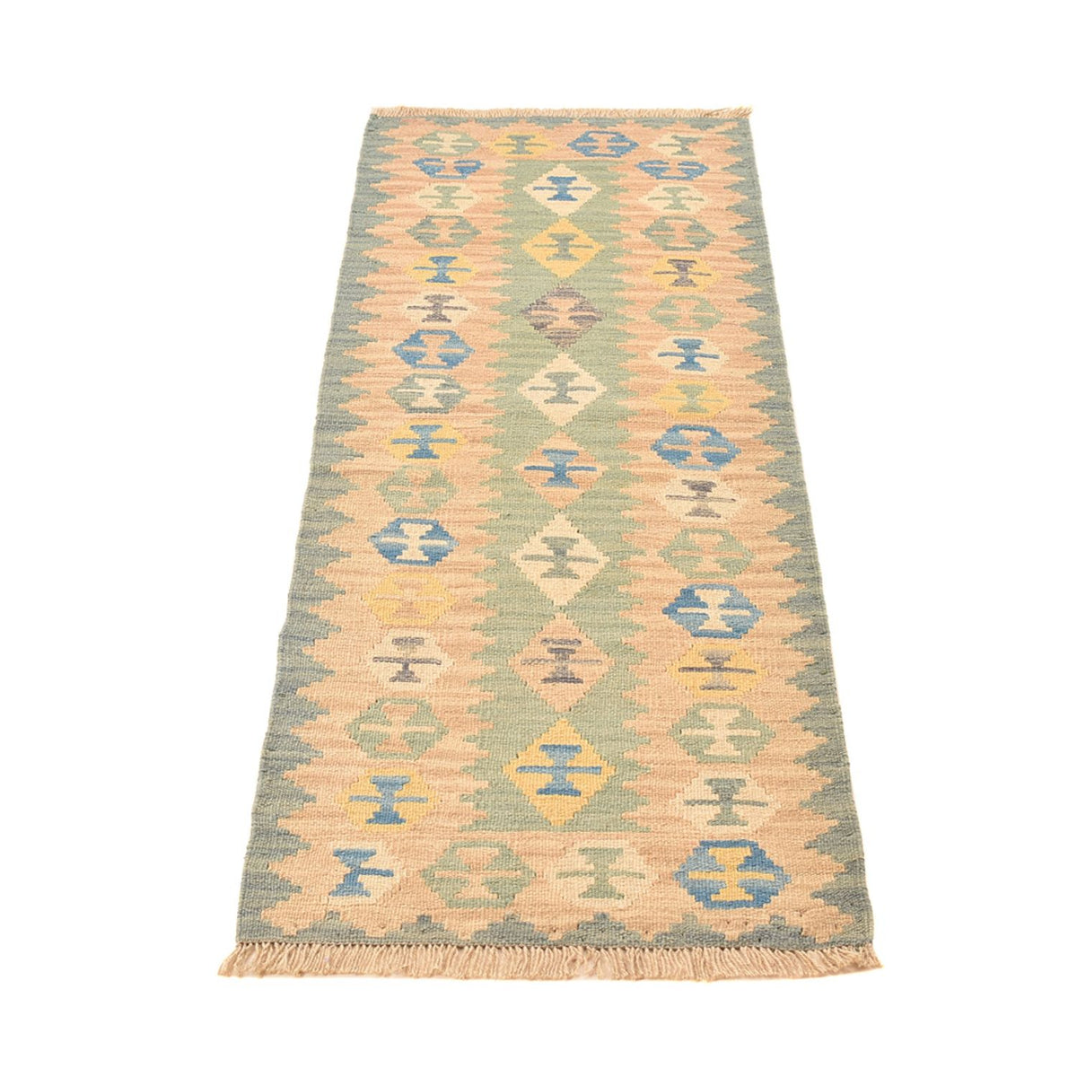 Runner Kelim Rug - Oriental - 195 x 60 cm - multicolored