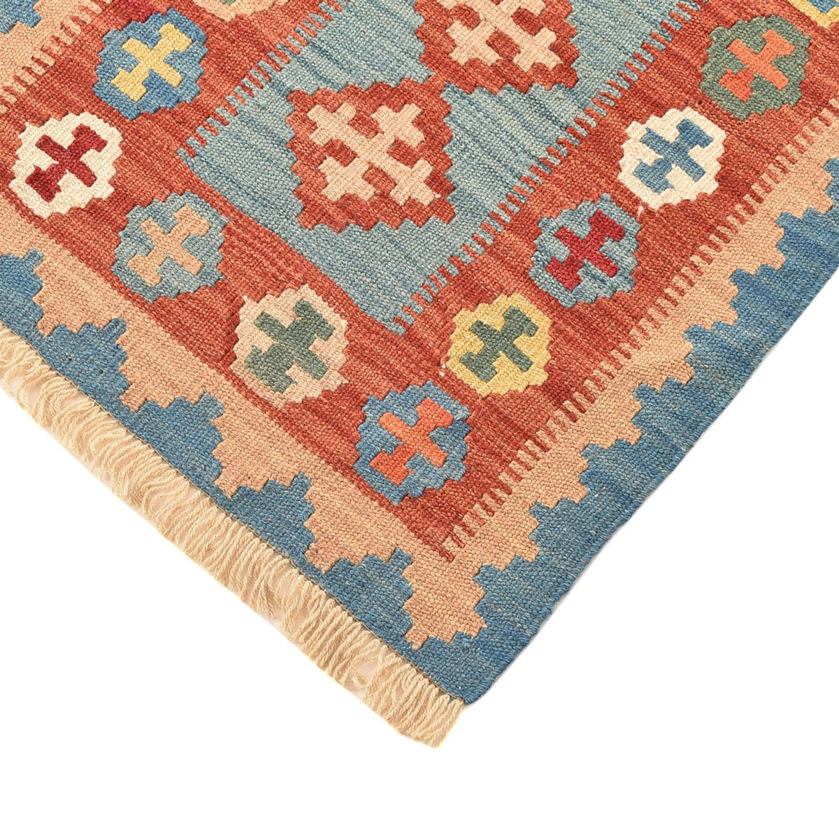 Runner Kelim Rug - Oriental - 198 x 61 cm - multicolored
