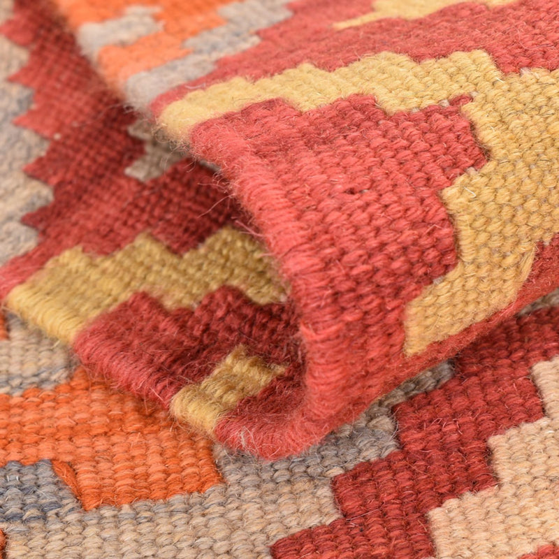 Runner Kelim Rug - Oriental - 201 x 58 cm - multicolored