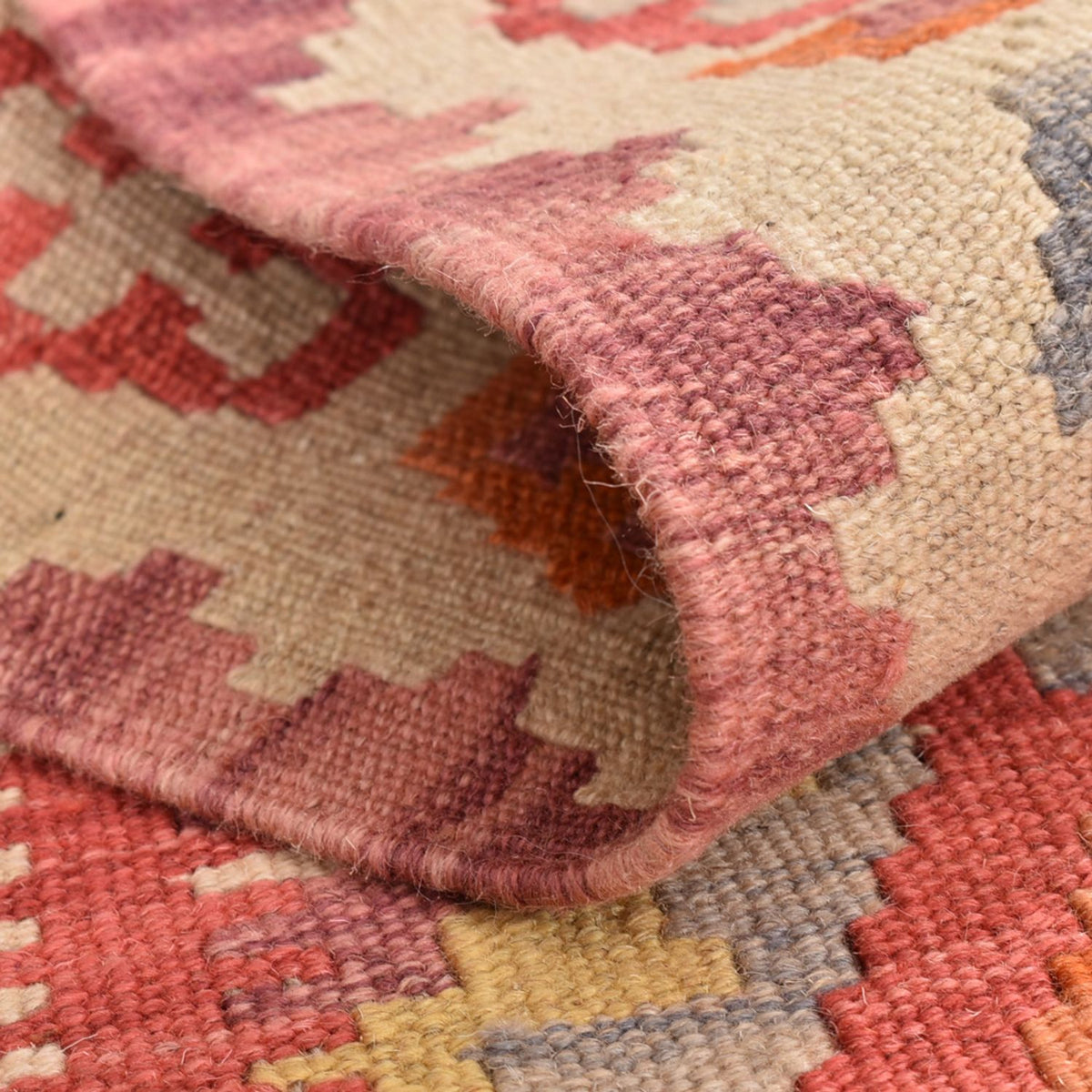 Runner Kelim Rug - Oriental - 201 x 60 cm - multicolored