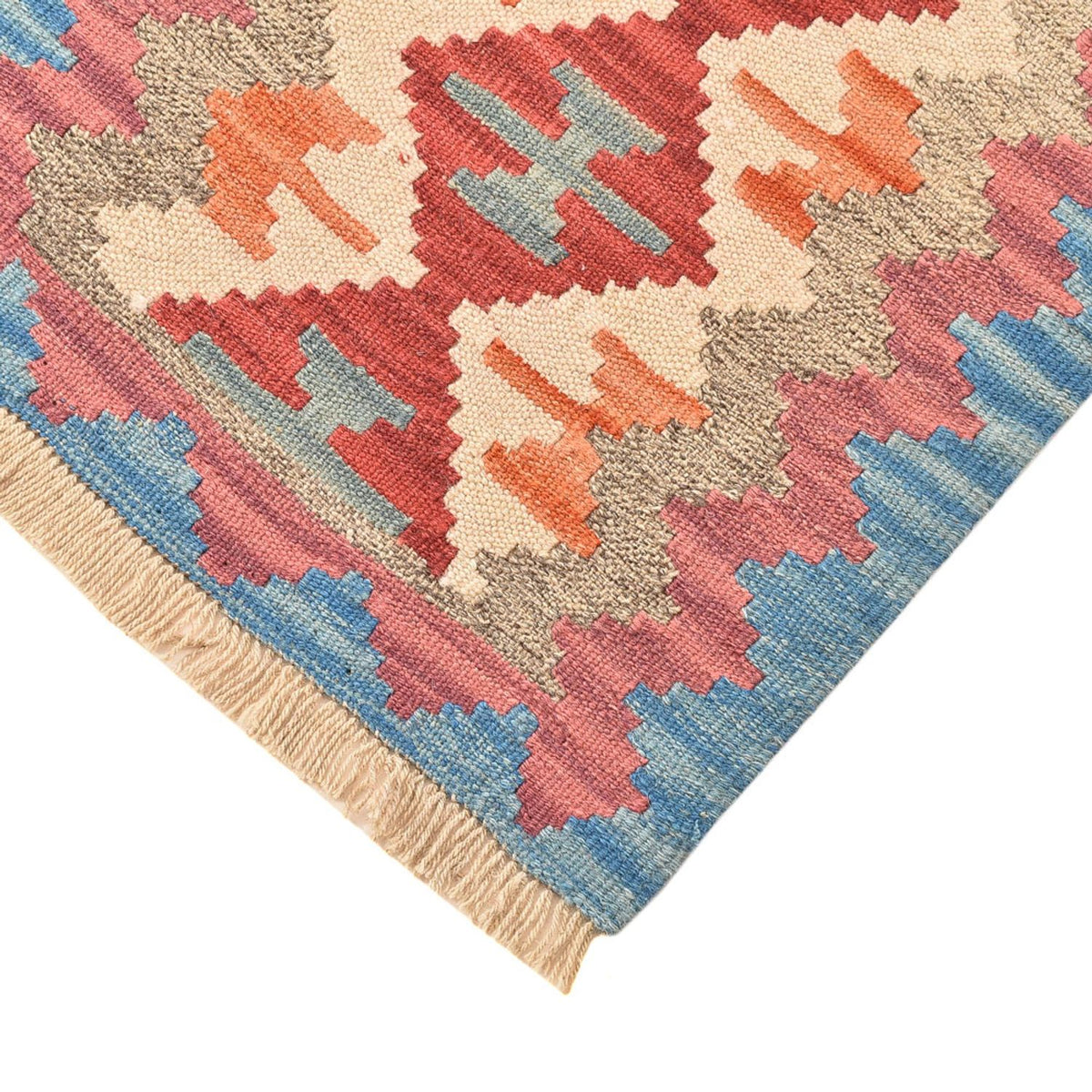 Runner Kelim Rug - Oriental - 196 x 56 cm - multicolored