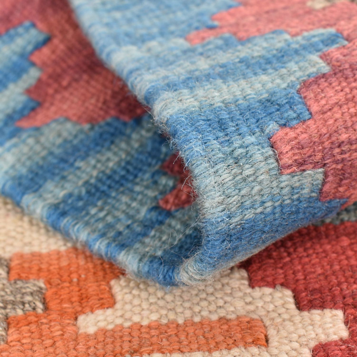 Runner Kelim Rug - Oriental - 196 x 56 cm - multicolored