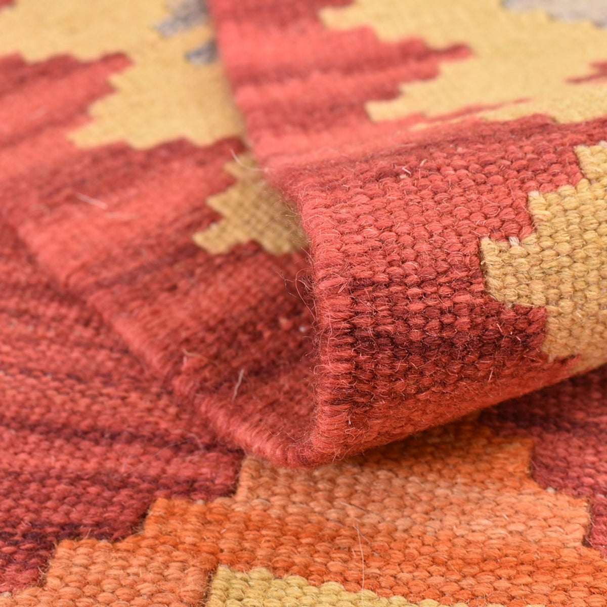 Runner Kelim Rug - Oriental - 197 x 60 cm - multicolored