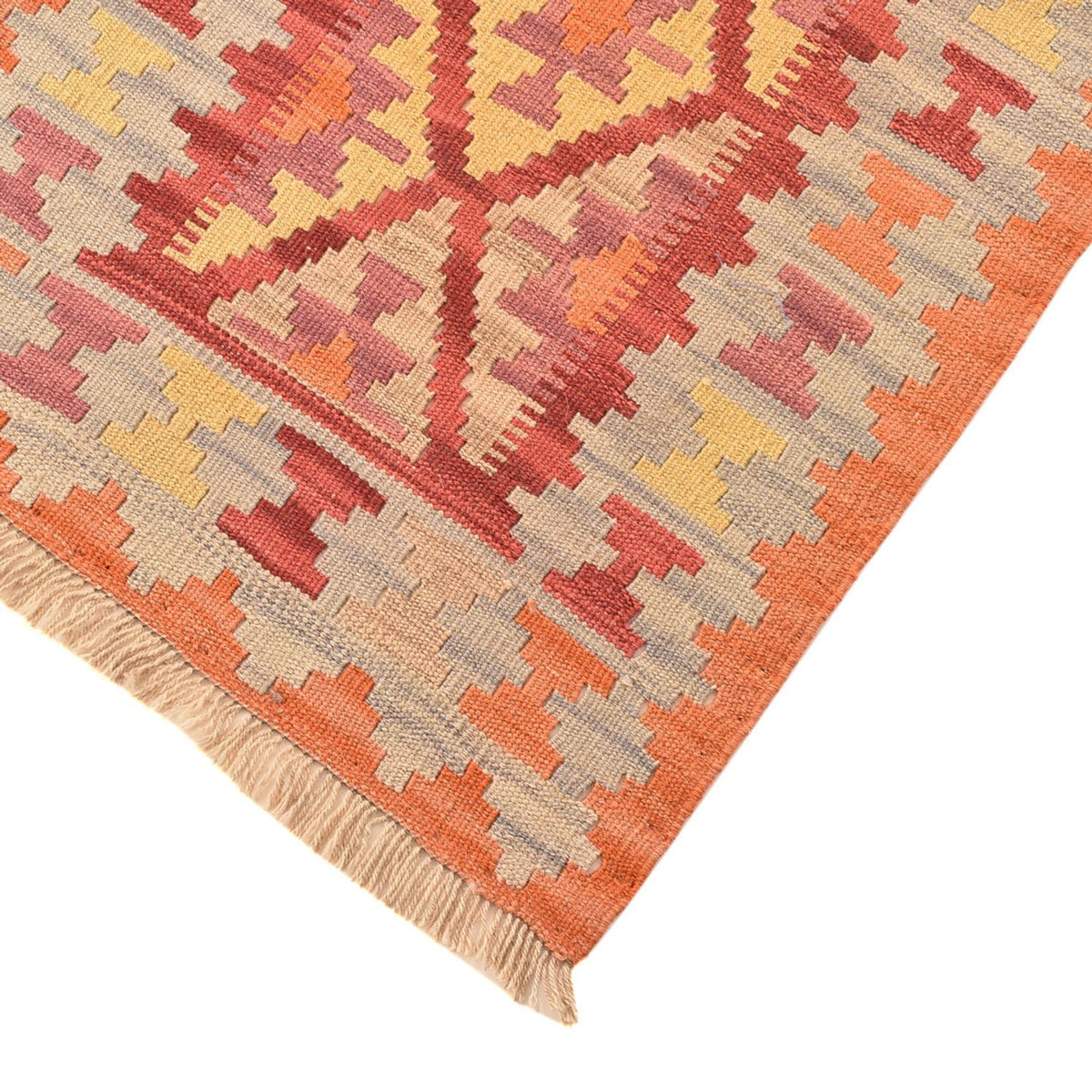 Runner Kelim Rug - Oriental - 194 x 65 cm - multicolored