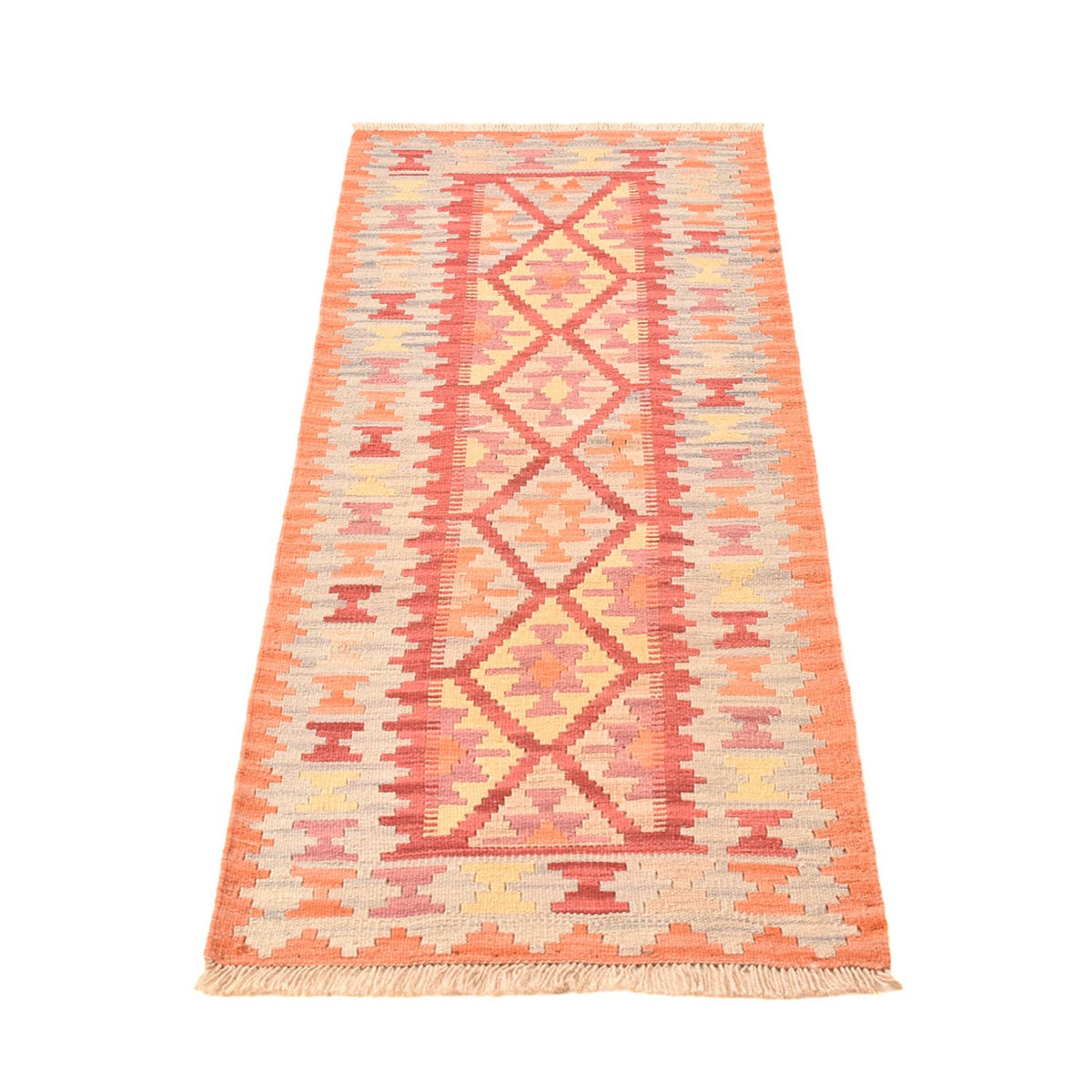 Runner Kelim Rug - Oriental - 194 x 65 cm - multicolored