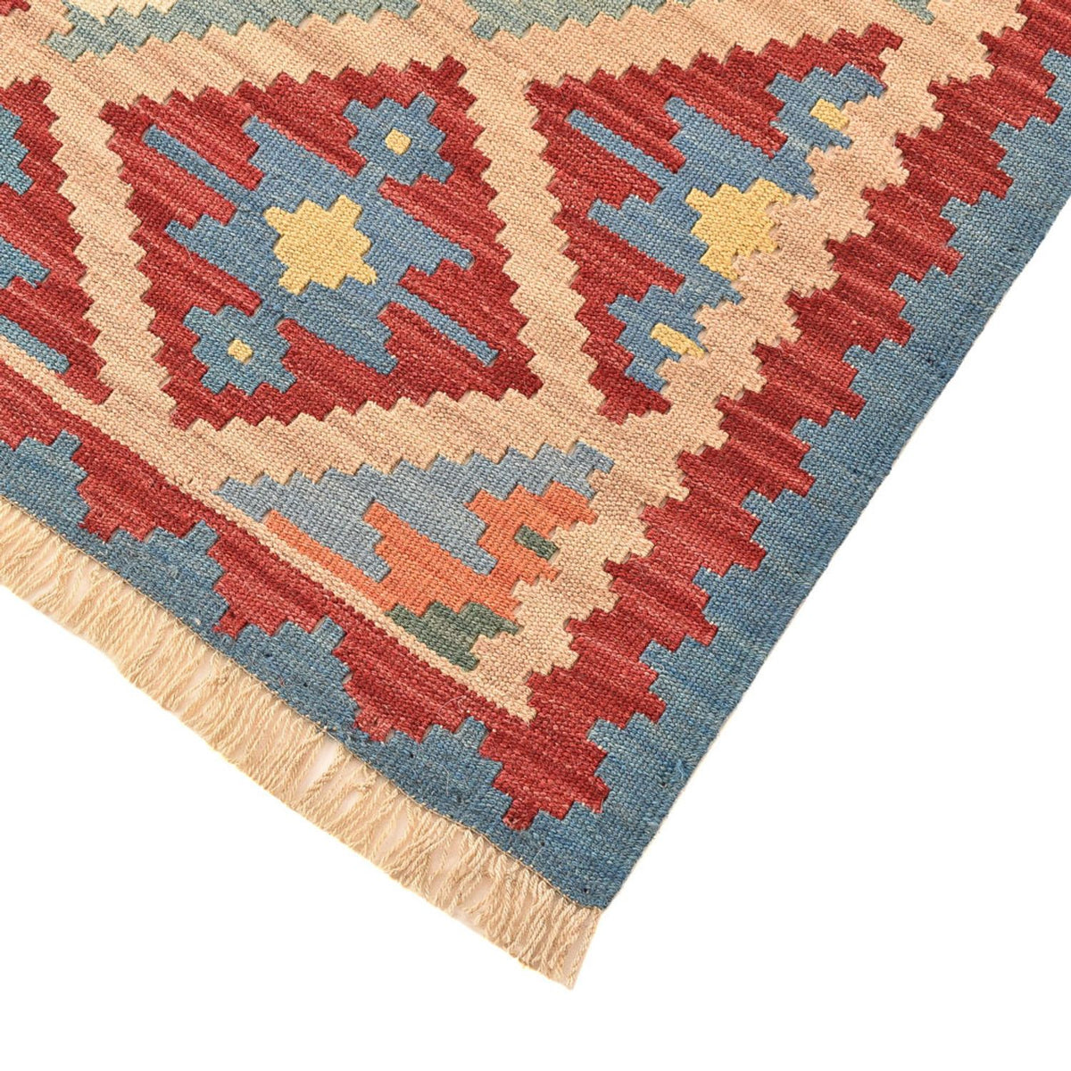 Runner Kelim Rug - Oriental - 200 x 63 cm - multicolored