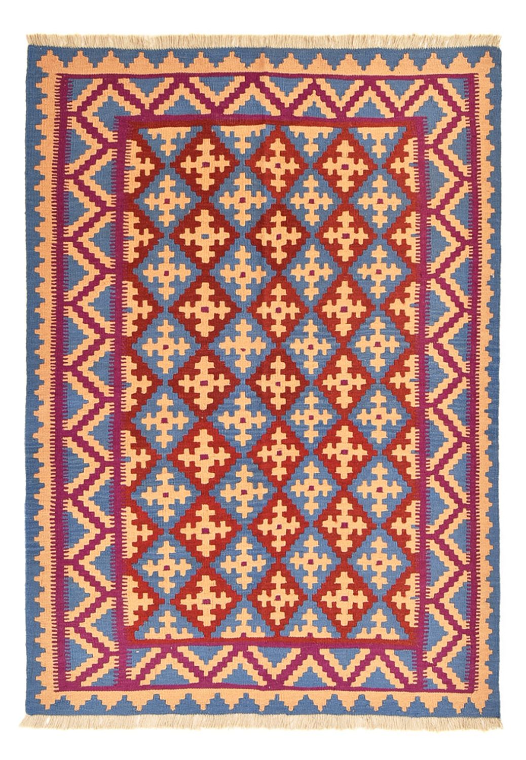 Kelim Rug - Oriental - 208 x 150 cm - multicolored