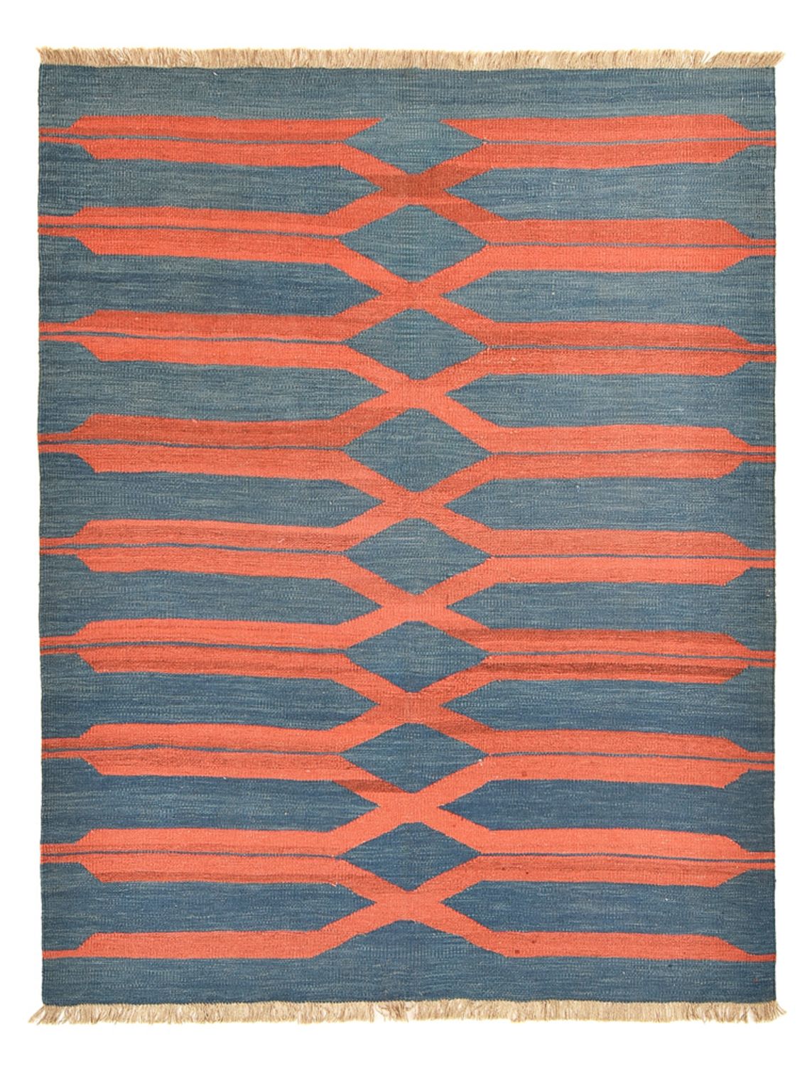 Kelim Rug - Trendy - 204 x 159 cm - multicolored